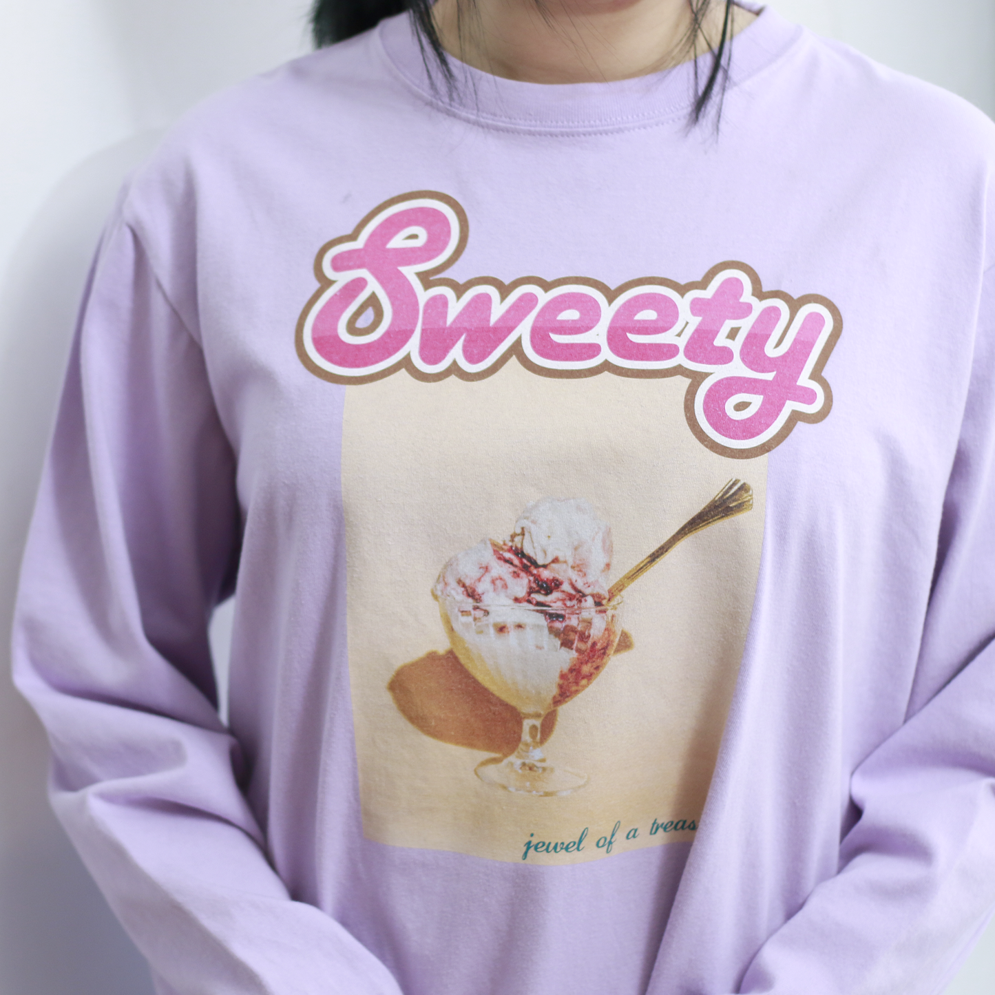 Sweety / FSW-004 / アイスクリーム ロングスリーブTシャツ【受注生産】